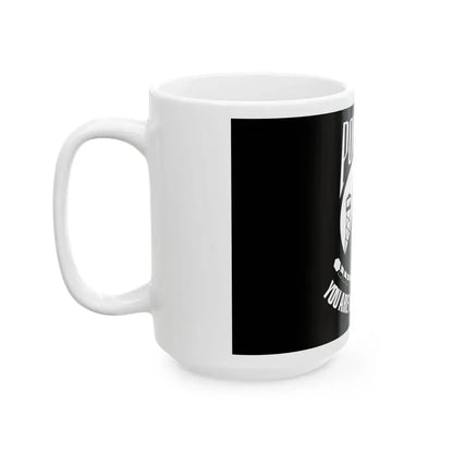 United States POW-MIA flag (United States) White Coffee Mug - Go Mug Yourself