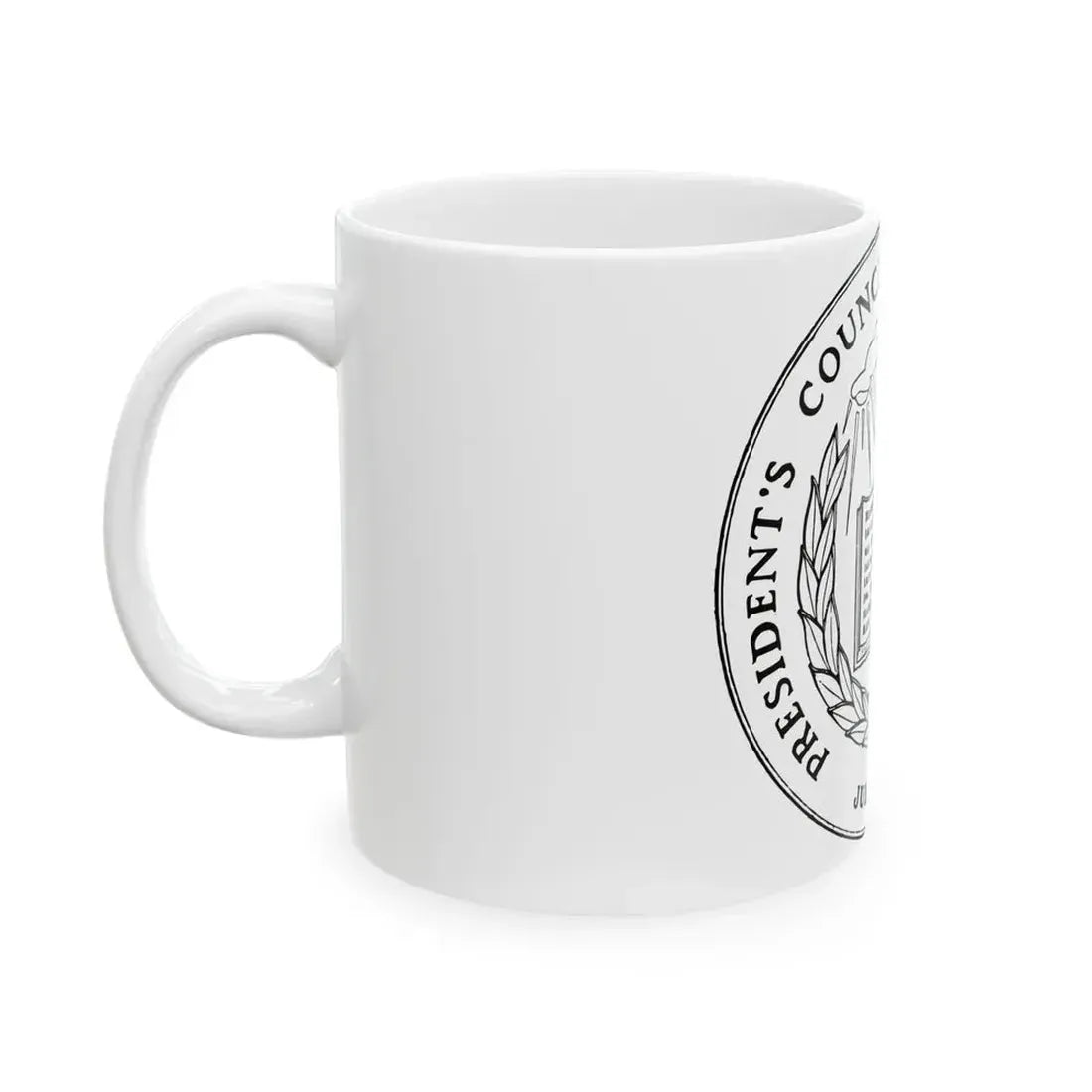 United States Presidents Council On Youth Fitness - White Coffee Mug - Go Mug Yourself