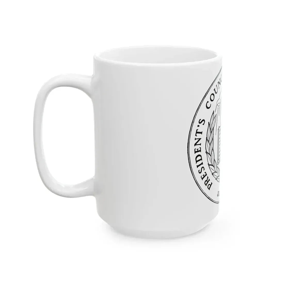 United States Presidents Council On Youth Fitness - White Coffee Mug - Go Mug Yourself