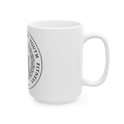 United States Presidents Council On Youth Fitness - White Coffee Mug - Go Mug Yourself