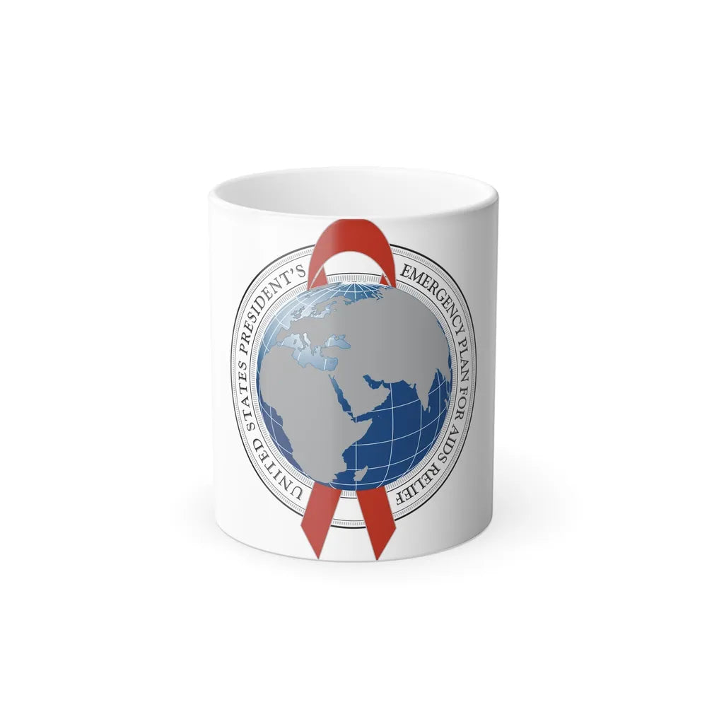 United States Presidents Emergency Plan for AIDS Relief - Color Changing Mug 11oz-11oz-Go Mug Yourself