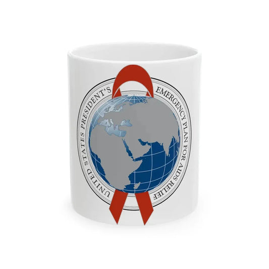 United States Presidents Emergency Plan for AIDS Relief - White Coffee Mug 11oz - Go Mug Yourself