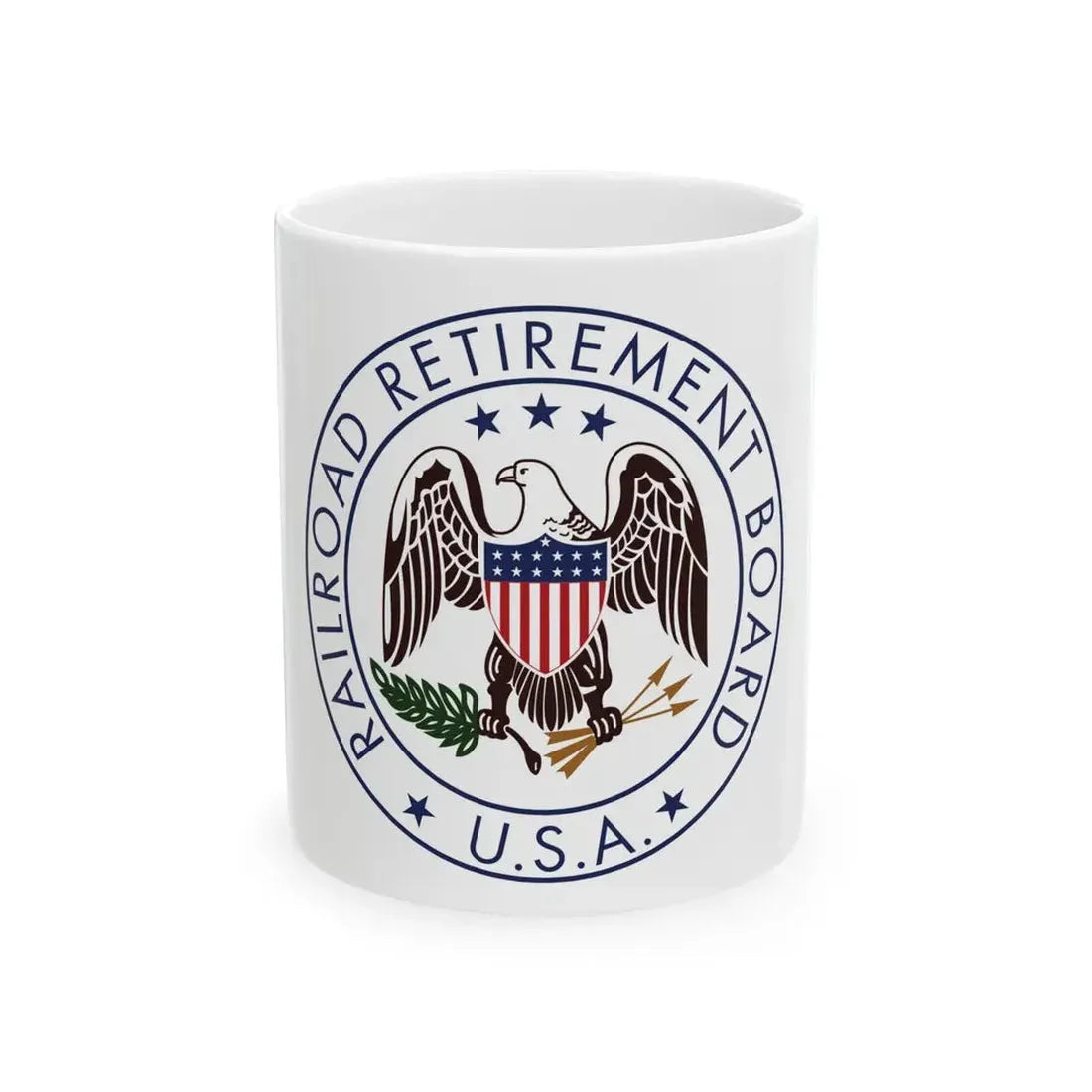 United States Railroad Retirement Board - White Coffee Mug 11oz - Go Mug Yourself
