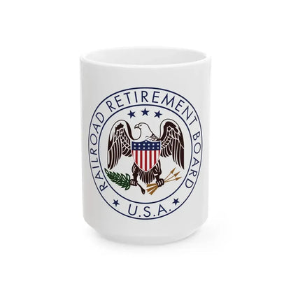 United States Railroad Retirement Board - White Coffee Mug 15oz - Go Mug Yourself