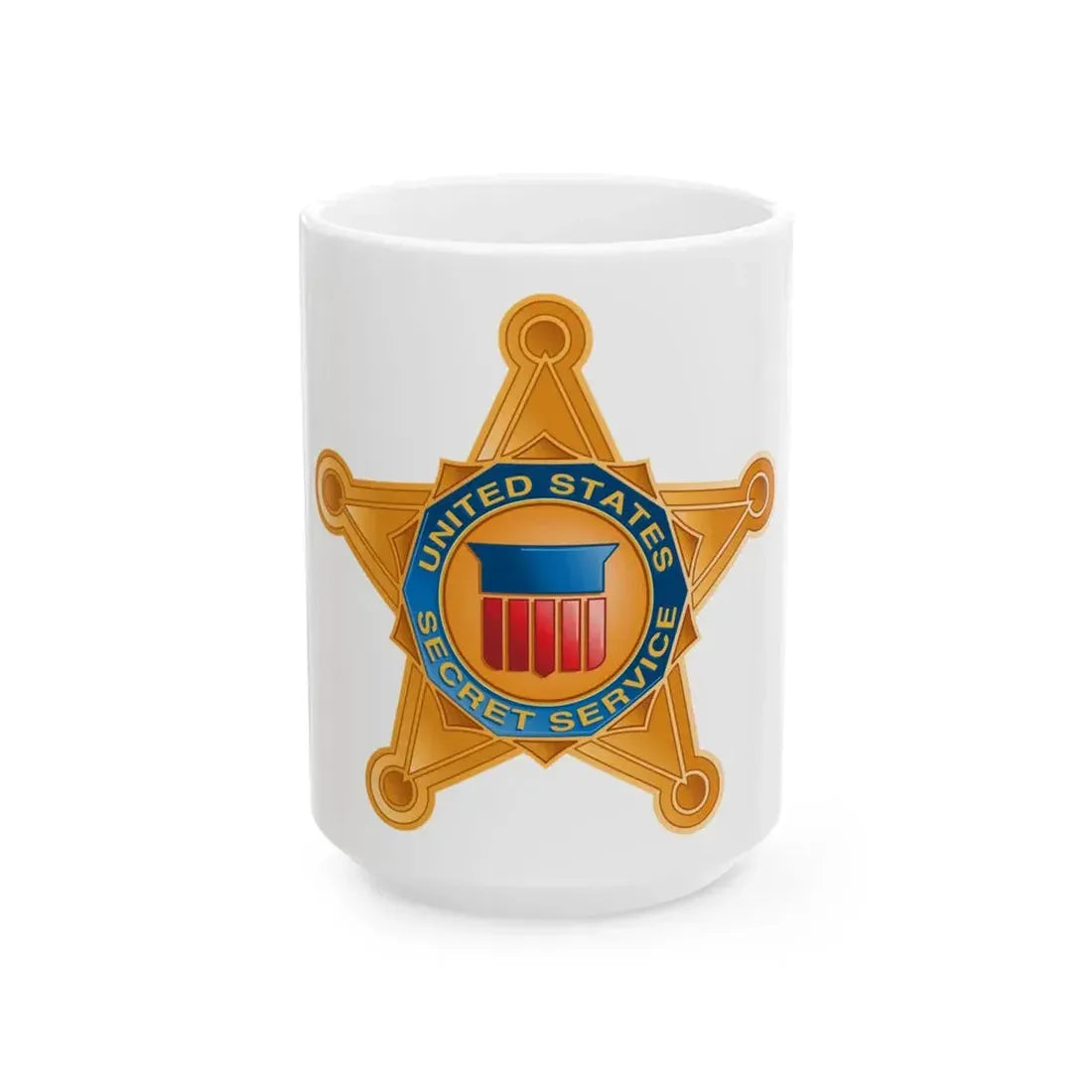 United States Secret Service - White Coffee Mug 15oz - Go Mug Yourself