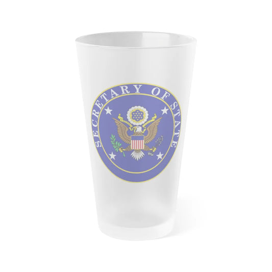 United States Secretary of State - Frosted Pint Glass 16oz-16oz-Frosted-Go Mug Yourself