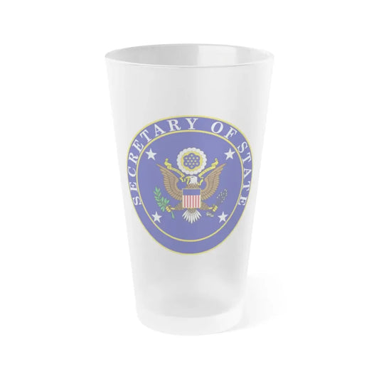 United States Secretary of State - Frosted Pint Glass 16oz 16oz Frosted - Go Mug Yourself