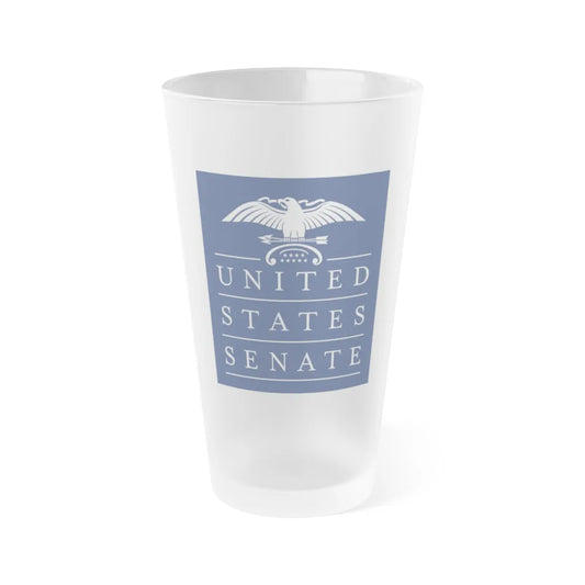 United States Senate - Frosted Pint Glass 16oz-16oz-Frosted-Go Mug Yourself