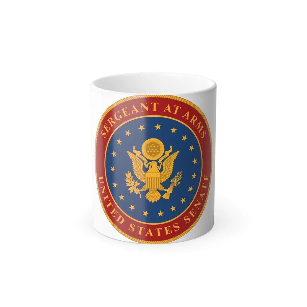 United States Senate Sergeant at Arms - Color Changing Mug 11oz-11oz-Go Mug Yourself