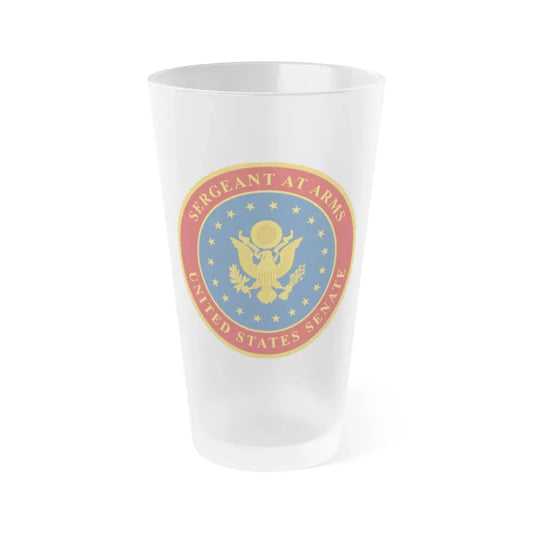 United States Senate Sergeant at Arms - Frosted Pint Glass 16oz Default Title - Go Mug Yourself