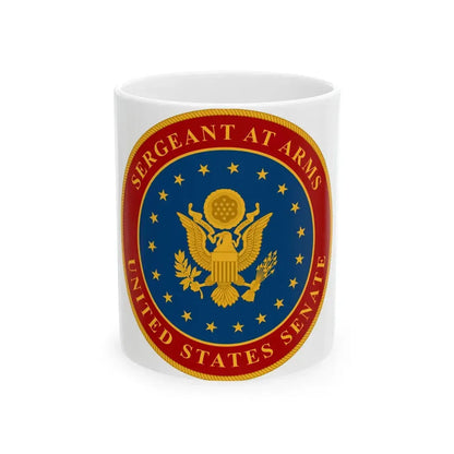 United States Senate Sergeant at Arms - White Coffee Mug 11oz - Go Mug Yourself