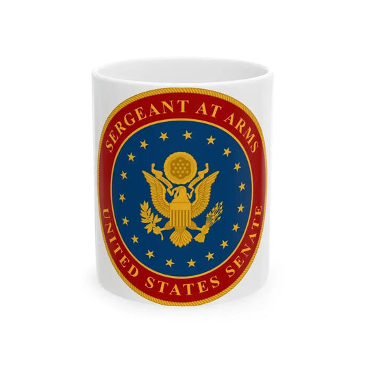United States Senate Sergeant at Arms - White Coffee Mug 11oz - Go Mug Yourself