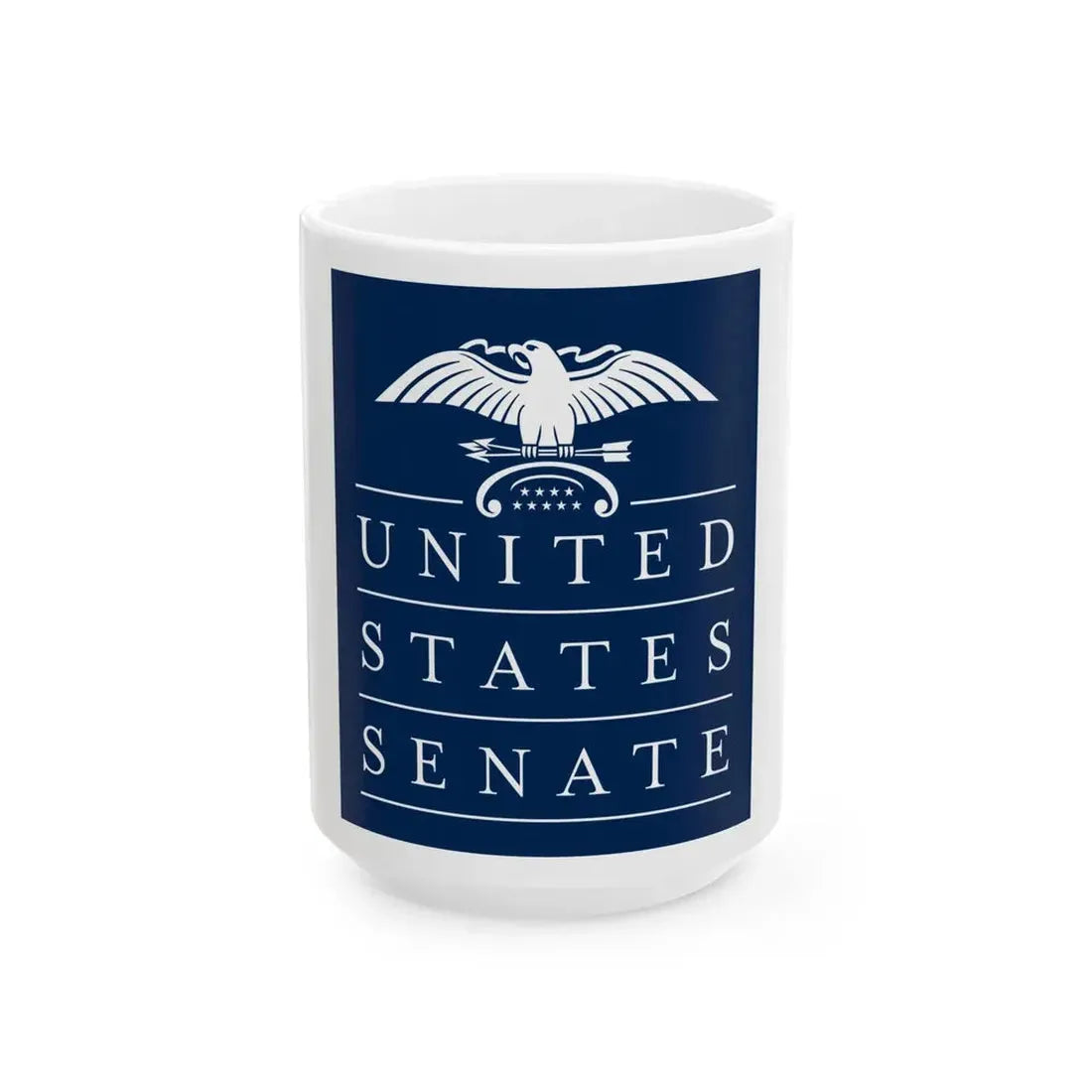 United States Senate - White Coffee Mug 15oz - Go Mug Yourself