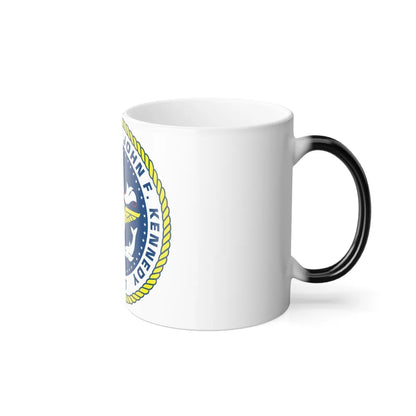 United States Ship John F Kennedy CV 67 (U.S. Navy) Color Changing Mug 11oz-Go Mug Yourself