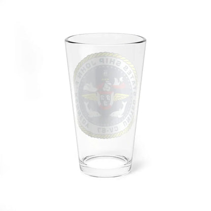 United States Ship John F Kennedy CV 67 (U.S. Navy) Pint Glass 16oz - Go Mug Yourself