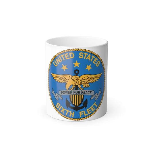 United States Sixth Fleet (U.S. Navy) Color Changing Mug 11oz-11oz-Go Mug Yourself