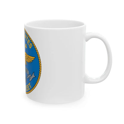 United States Sixth Fleet (U.S. Navy) White Coffee Mug-Go Mug Yourself