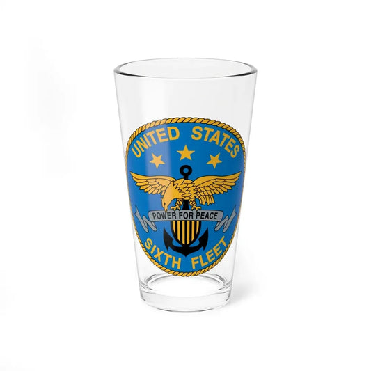 United States Sixth Fleet (U.S. Navy) Pint Glass 16oz 16oz - Go Mug Yourself