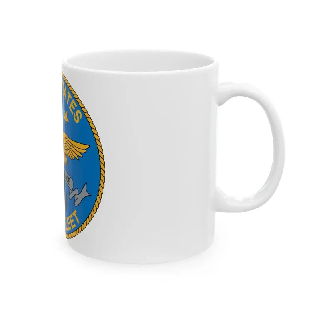 United States Sixth Fleet (U.S. Navy) White Coffee Mug - Go Mug Yourself