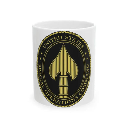 United States Special Operations Command Insignia - White Coffee Mug 11oz - Go Mug Yourself