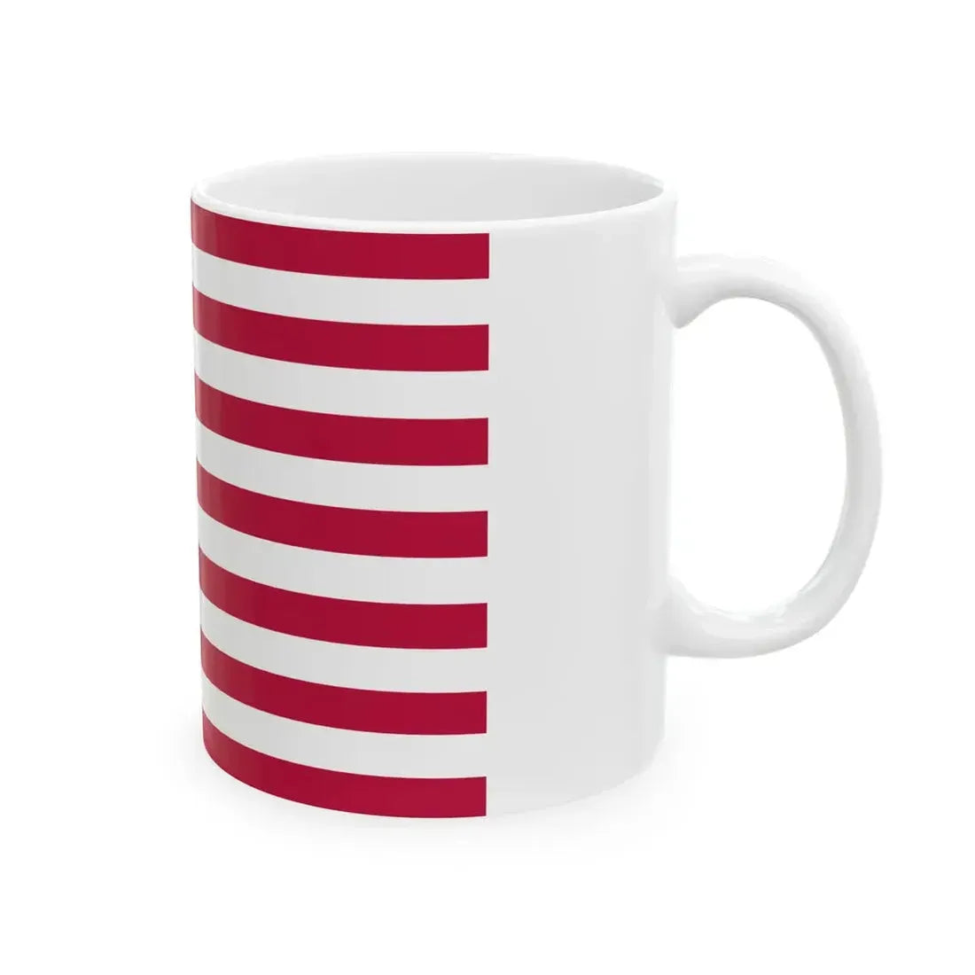 United States yacht flag (United States) White Coffee Mug - Go Mug Yourself