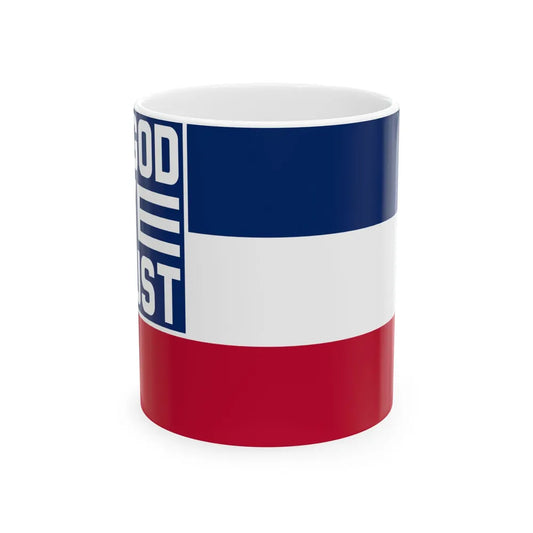Unity Flag of Mississippi (United States) White Coffee Mug 11oz - Go Mug Yourself