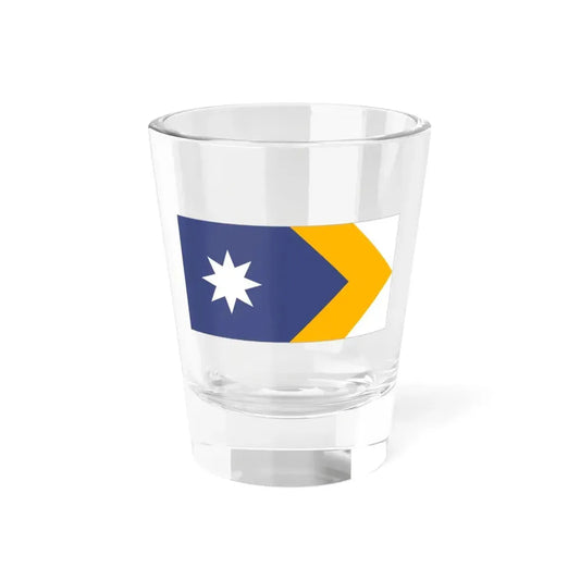 Unity Flag Outlined (Australia) Shot Glass 1.5oz 1.5oz - Go Mug Yourself