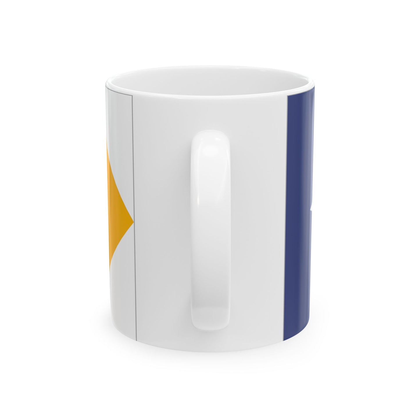 Unity Flag Outlined (Australia) White Coffee Mug-Go Mug Yourself