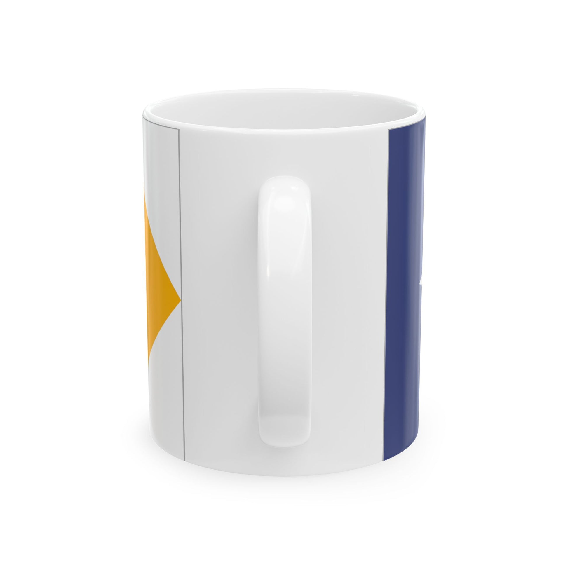 Unity Flag Outlined (Australia) White Coffee Mug-Go Mug Yourself