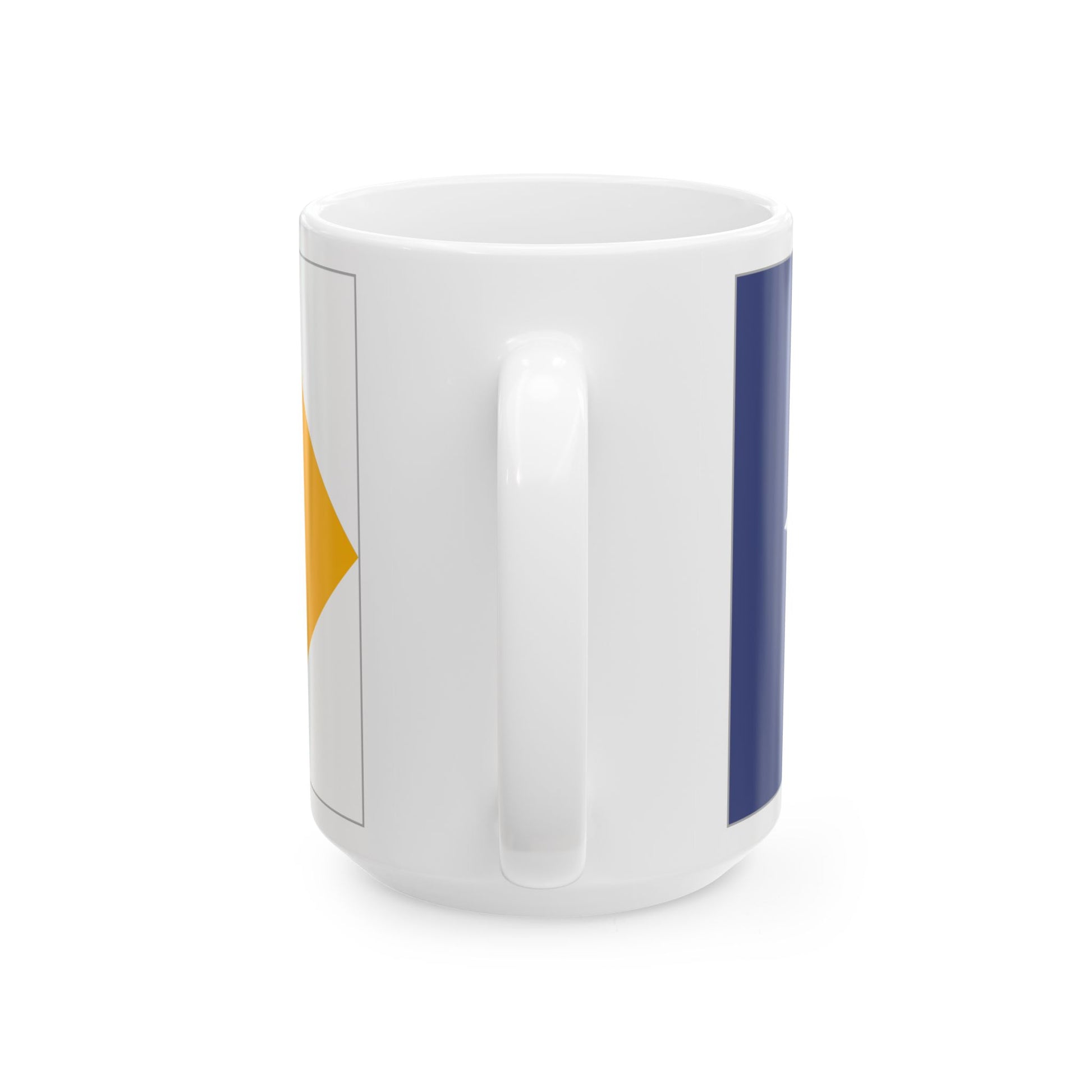 Unity Flag Outlined (Australia) White Coffee Mug-Go Mug Yourself