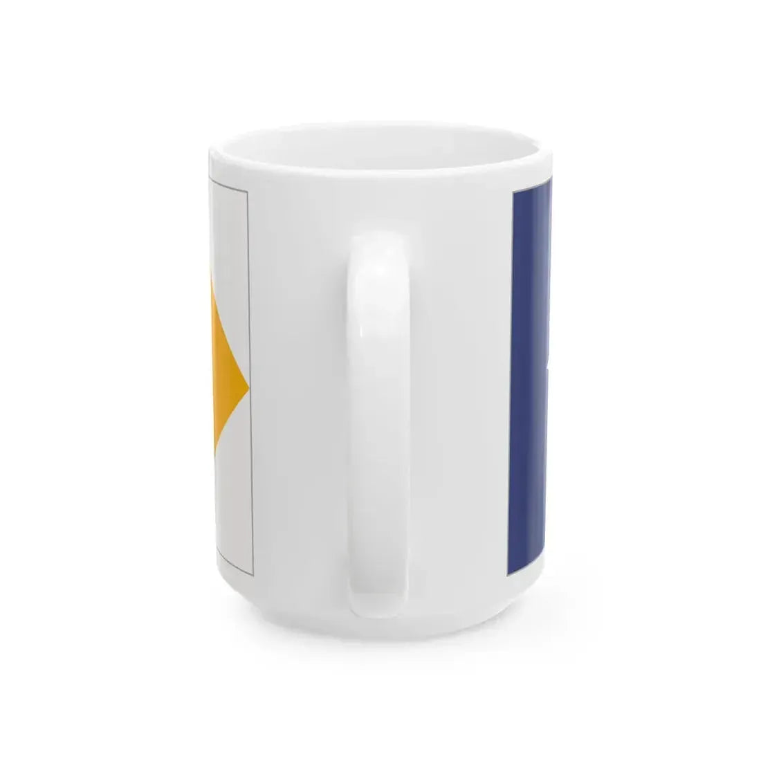 Unity Flag Outlined (Australia) White Coffee Mug - Go Mug Yourself