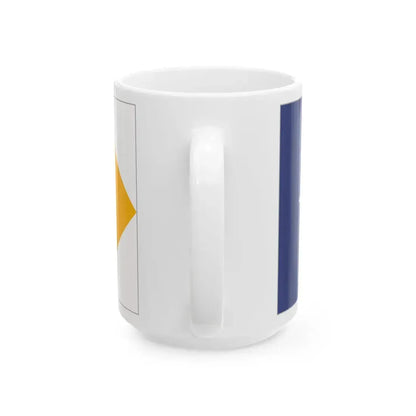 Unity Flag Outlined (Australia) White Coffee Mug - Go Mug Yourself