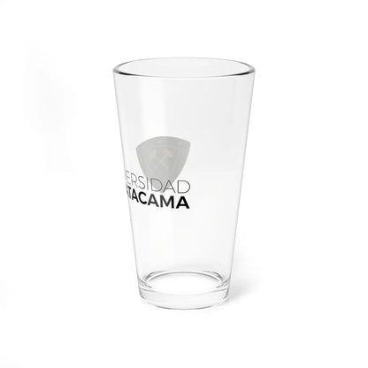 Universidad de Atacama logo 2016 (Chile) (Coat of Arms) Pint Glass 16oz - Go Mug Yourself