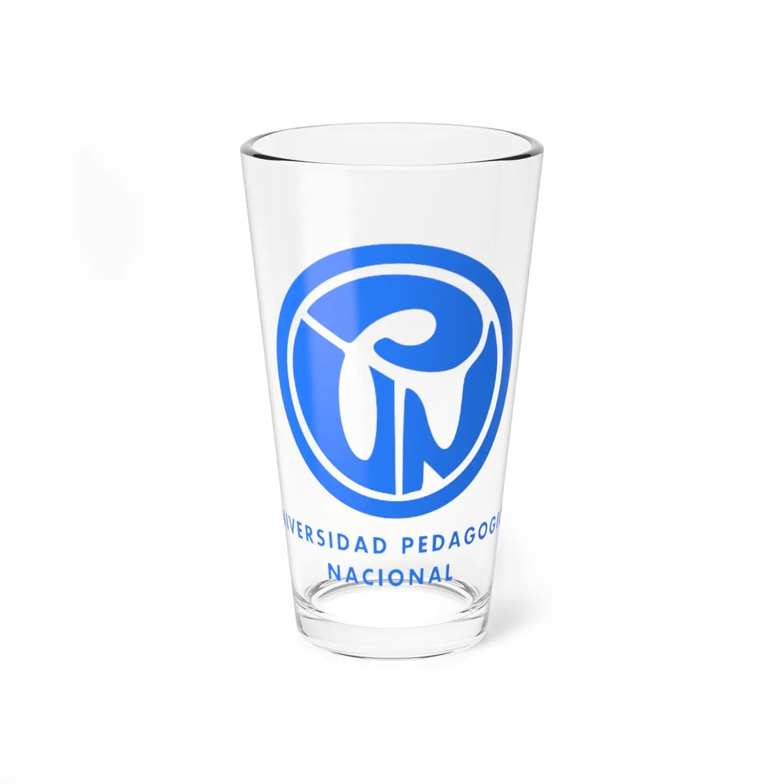 Universidad Pedagógica Nacional Colombia logo (Colombia) (Coat of Arms) Pint Glass 16oz 16oz - Go Mug Yourself