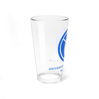Universidad Pedagógica Nacional Colombia logo (Colombia) (Coat of Arms) Pint Glass 16oz - Go Mug Yourself