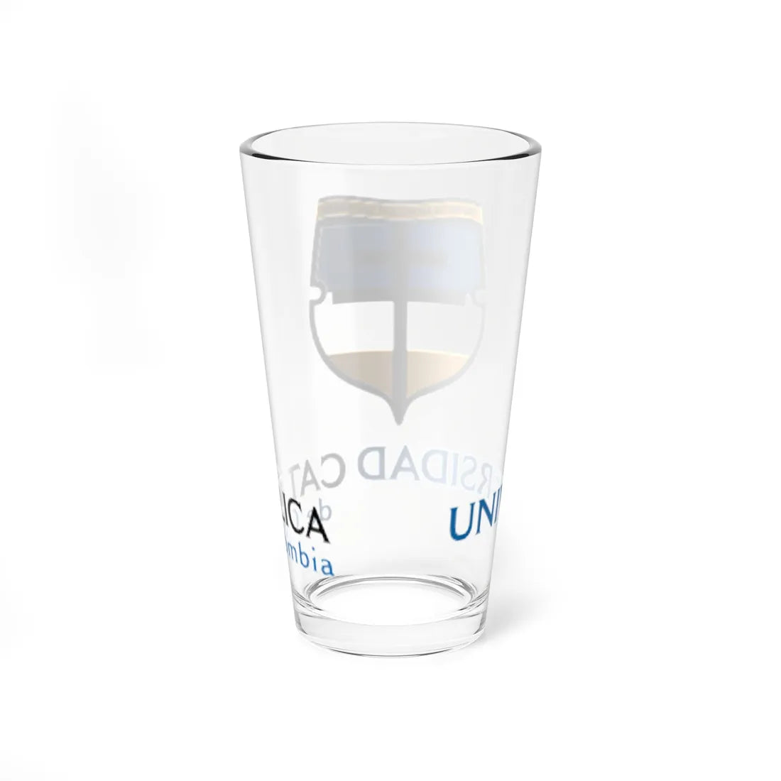 University Católica of Colombia logo (Colombia) (Coat of Arms) Pint Glass 16oz - Go Mug Yourself