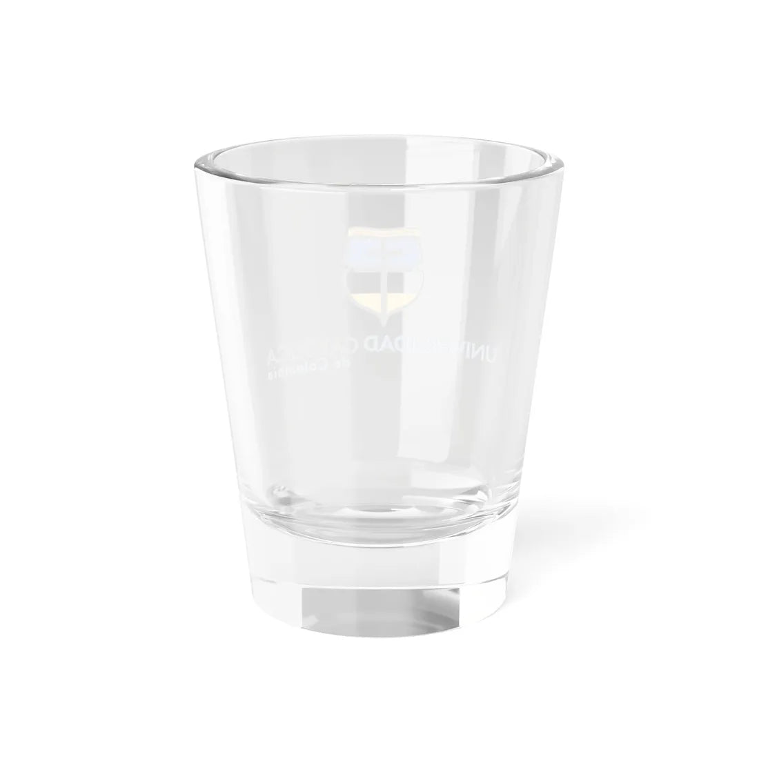 University Católica of Colombia logo (Colombia) (Coat of Arms) Shot Glass 1.5oz - Go Mug Yourself