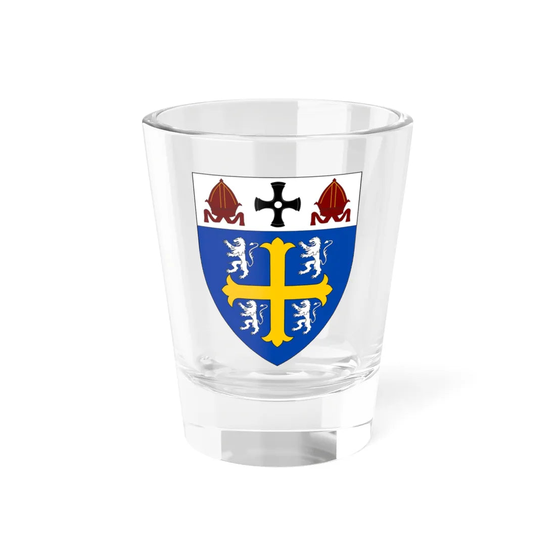 University College Durham (England) (Coat of Arms) Shot Glass 1.5oz 1.5oz - Go Mug Yourself