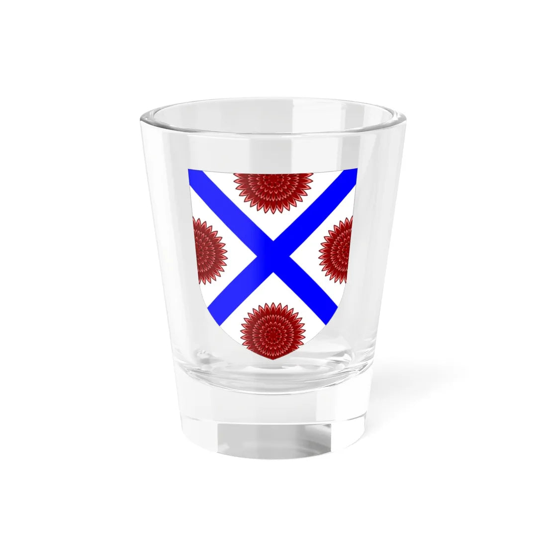 University for the Creative Arts arms (United Kingdom) (Coat of Arms) Shot Glass 1.5oz 1.5oz - Go Mug Yourself
