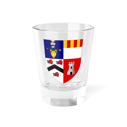 University of Aberdeen arms (Scotland) (Coat of Arms) Shot Glass 1.5oz 1.5oz - Go Mug Yourself