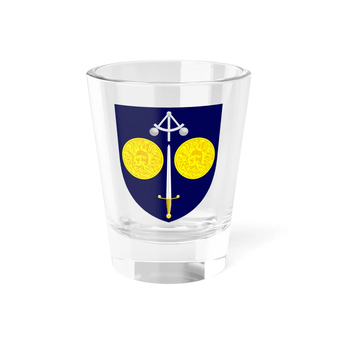 University of Bath arms (United Kingdom) (Coat of Arms) Shot Glass 1.5oz 1.5oz - Go Mug Yourself