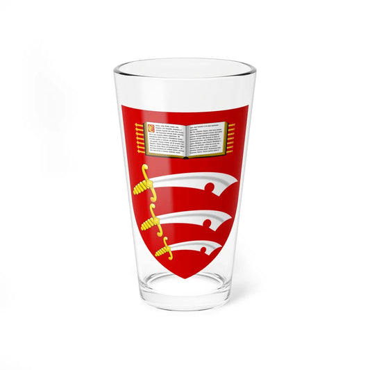 University of Essex arms (United Kingdom) (Coat of Arms) Pint Glass 16oz 16oz - Go Mug Yourself