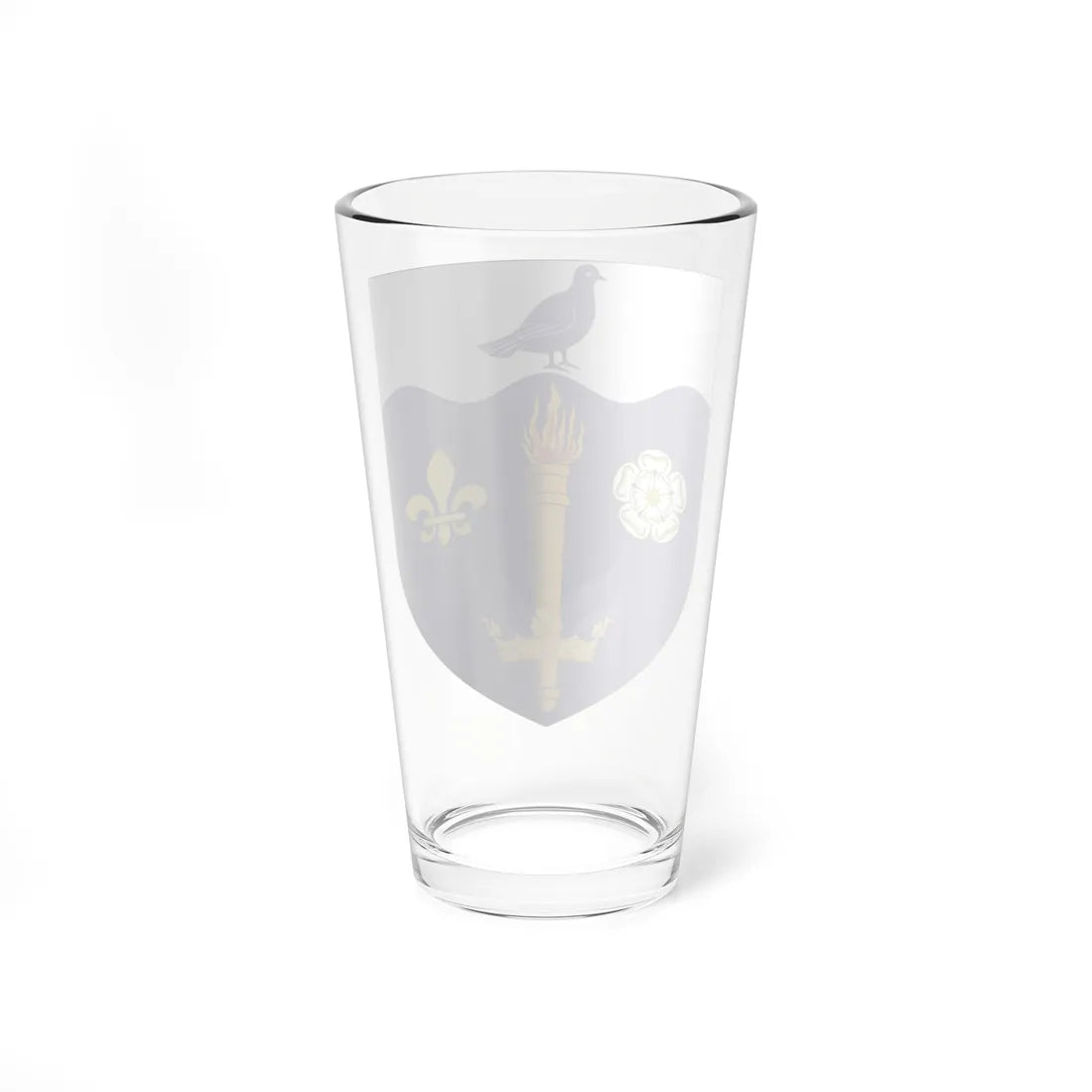 University of Hull arms (United Kingdom) (Coat of Arms) Pint Glass 16oz - Go Mug Yourself
