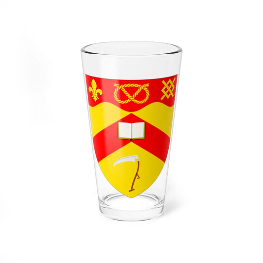University of Keele arms (United Kingdom) (Coat of Arms) Pint Glass 16oz 16oz - Go Mug Yourself