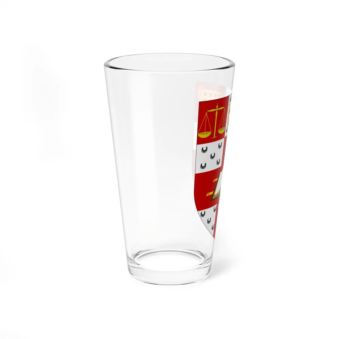 University of Law arms (United Kingdom) (Coat of Arms) Pint Glass 16oz - Go Mug Yourself