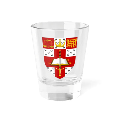 University of Law arms (United Kingdom) (Coat of Arms) Shot Glass 1.5oz 1.5oz - Go Mug Yourself