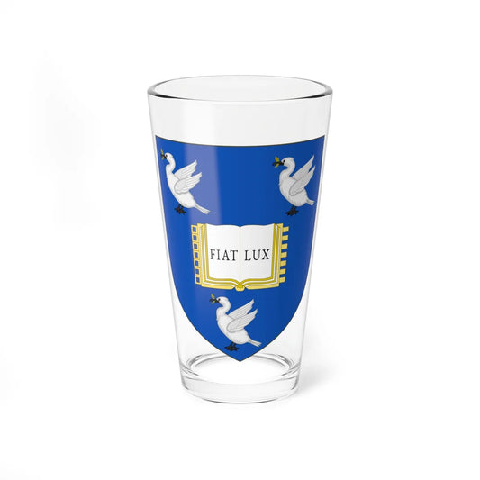 University of Liverpool Arms Shield Only (United Kingdom) (Coat of Arms) Pint Glass 16oz 16oz - Go Mug Yourself