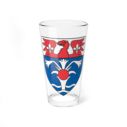 University of Saint Mary of the Lake Mundelein Seminary (United States) (Coat of Arms) Pint Glass 16oz 16oz - Go Mug Yourself
