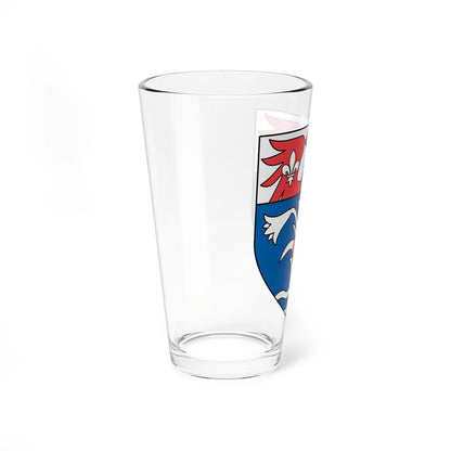University of Saint Mary of the Lake Mundelein Seminary (United States) (Coat of Arms) Pint Glass 16oz - Go Mug Yourself