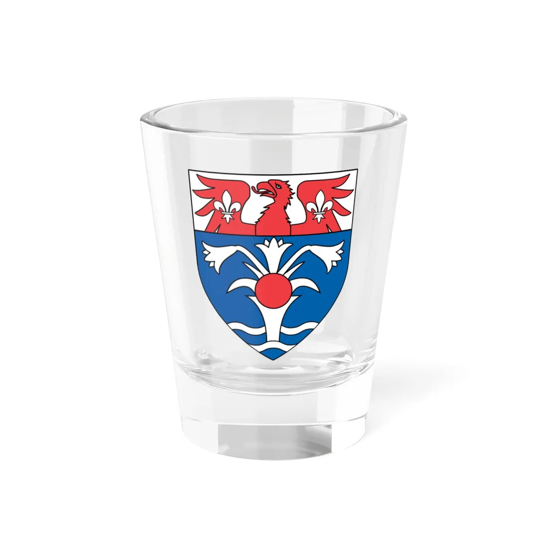 University of Saint Mary of the Lake Mundelein Seminary (United States) (Coat of Arms) Shot Glass 1.5oz 1.5oz - Go Mug Yourself